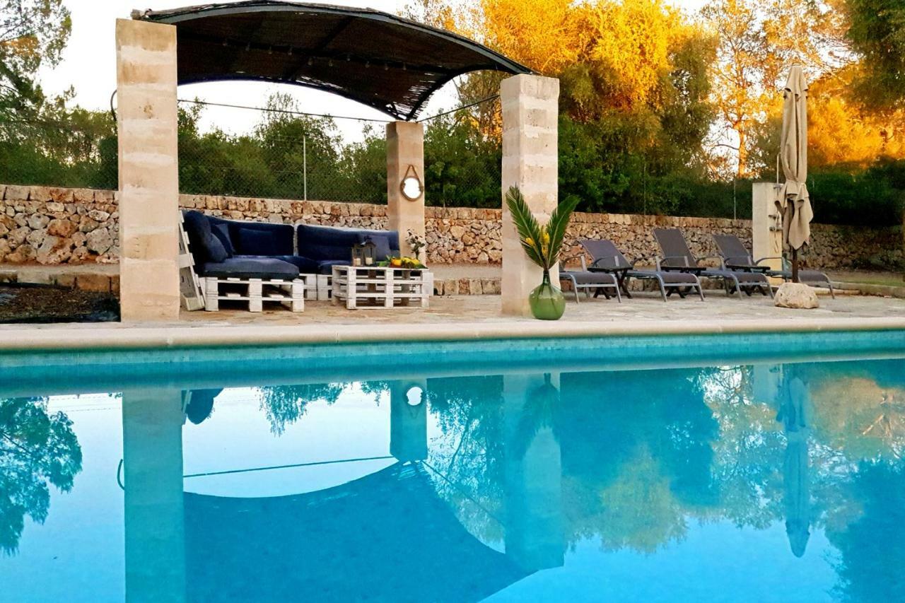 Finca Isabel Y Guillermo Con Posibilidad De Piscina Climatizada Синеу Екстериор снимка