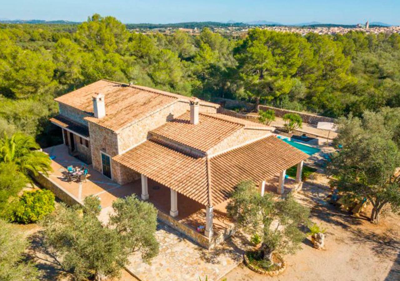 Finca Isabel Y Guillermo Con Posibilidad De Piscina Climatizada Синеу Екстериор снимка